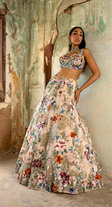 ZEENAT SEQUIN LEHENGA