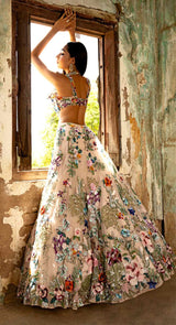 ZEENAT SEQUIN LEHENGA