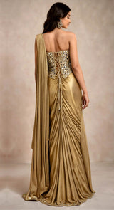 MIRROR CORSET DRAPE SAREE