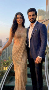 NORAH SEQUIN DRAPE SAREE