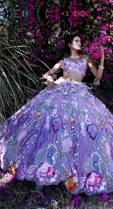 ERICA PURPLE LEHENGA
