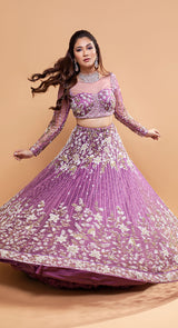 LILAC LINEAR PEARL - POSHAK