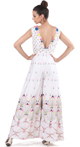 Ivory Polka Jump Suit