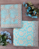 Firozi Banarasi Suit - POSHAK