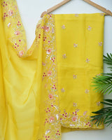 Mustard sequin Suit - POSHAK