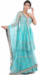 Feroza Peplum Sharara