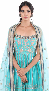 Feroza Peplum Sharara