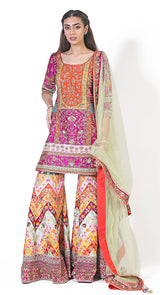 Jannat multi sharara