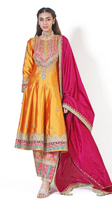 Riffat traditional banarasi salwar