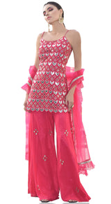 STRAPPY LEATHER APPLIQUE - POSHAK