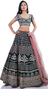 party wear lehenga designs by Poshak Chandigarh