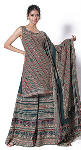 Ria aari work sharara
