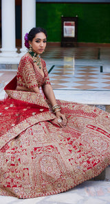Kaynaat Aari Bridal Lehenga