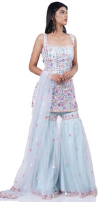 party wear sharara suit design