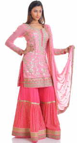sharara indian outfit