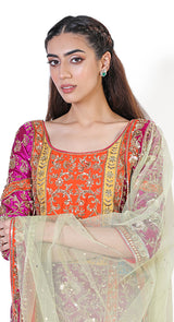 Jannat multi sharara