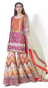 Jannat multi sharara