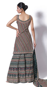Ria aari work sharara