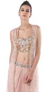 Dhoti Cape Suit