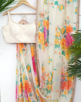 sabyasachi floral saree