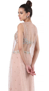 Dhoti Cape Suit
