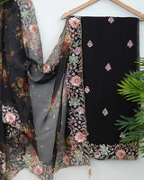 BLACK SEQUIN SUIT - POSHAK