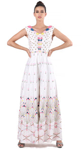 Ivory Polka Jump Suit