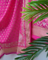Pure Banarsi Jangla Suit