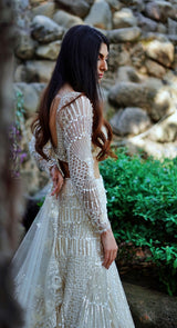 THE IVORY PEARL LEHENGA - POSHAK
