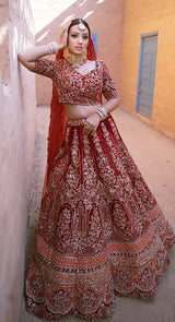 Aafia Bridal Lehenga