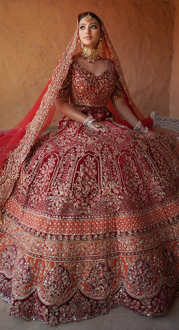 Beautiful Lehenga For Wedding  Bridal Lehnga in Chandigarh – POSHAK