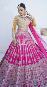 Tankhi Sheeshadori Lehenga