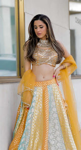 MULTI KALIDAAR LEHENGA