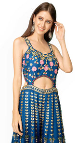 Royal Blue Jump Suit