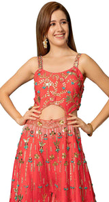Crimson Jump Suit