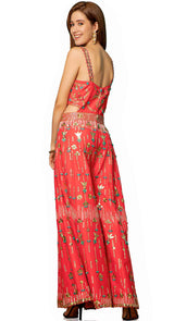 Crimson Jump Suit