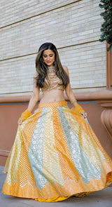 MULTI KALIDAAR LEHENGA