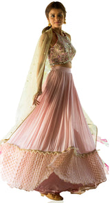 Zulfi Pink lehenga