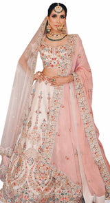 IVORY BRIDAL LEHENGA