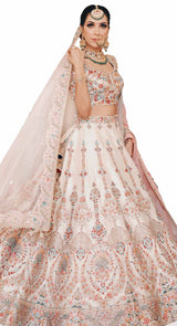 IVORY BRIDAL LEHENGA