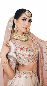 IVORY BRIDAL LEHENGA