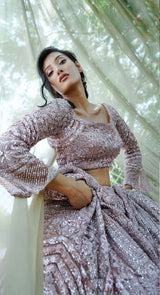 DUSKY PINK LEHENGA