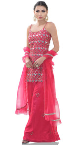 STRAPPY LEATHER APPLIQUE - POSHAK