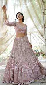 DUSKY PINK LEHENGA