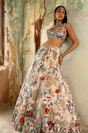 ZEENAT SEQUIN LEHENGA
