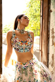 ZEENAT SEQUIN LEHENGA