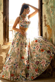 ZEENAT SEQUIN LEHENGA