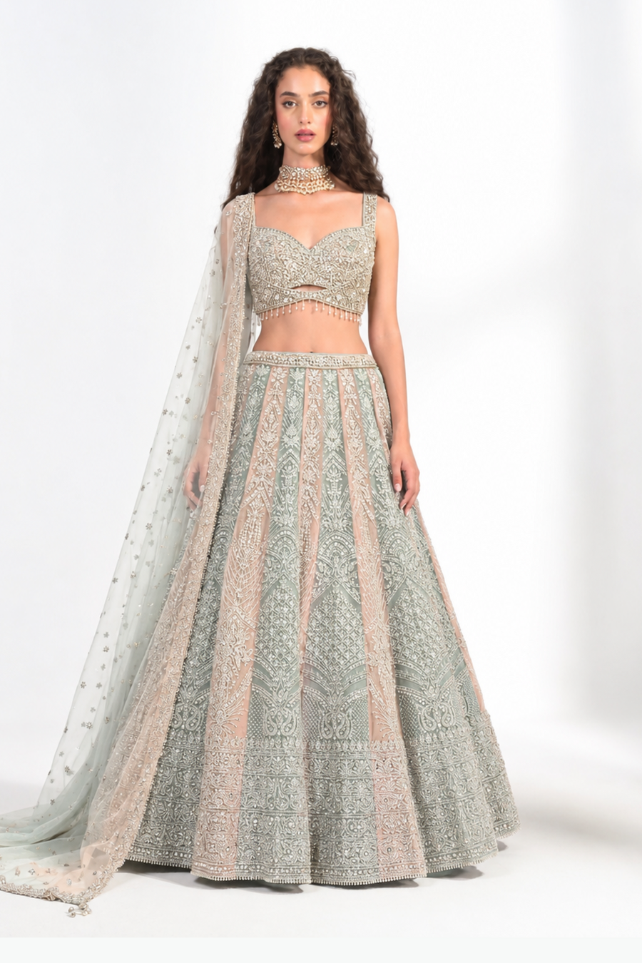 Saaya Pastel Lehenga Set