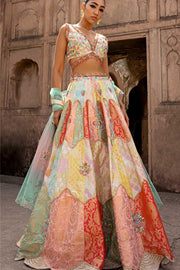 SARAS BROCADE LEHENGA