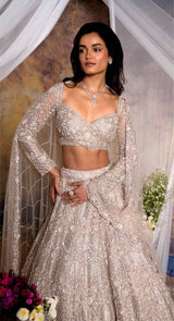 CHAMPAGNE GOLD LEHENGA